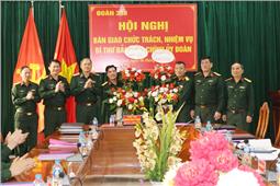 Trung tướng Dương Đình Thông chủ trì bàn giao chức trách, nhiệm vụ Bí thư Đảng ủy, Chính ủy Đoàn Kinh tế - Quốc phòng 338
